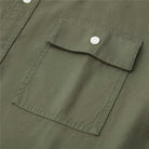 Men's Relaxed Fit Cotton Twill Long Sleeve Shirt - Giordano Online