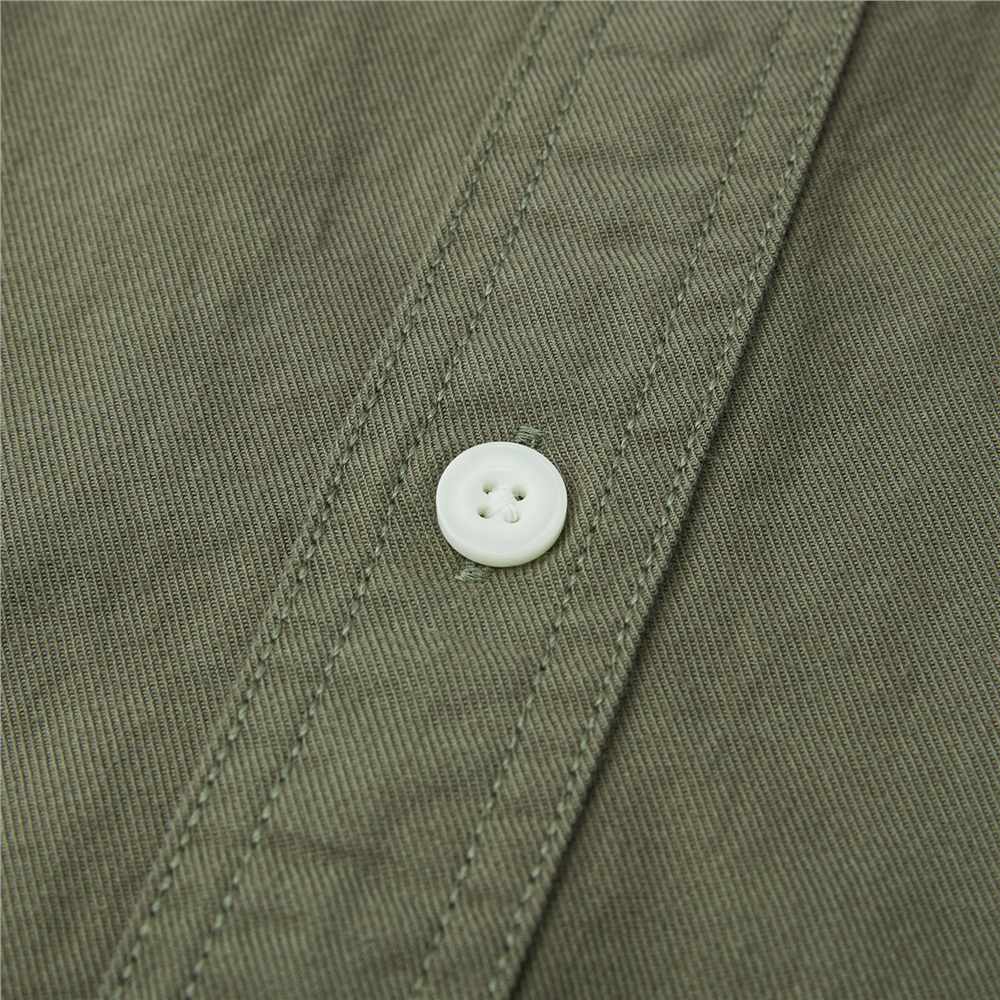 Men's Relaxed Fit Cotton Twill Long Sleeve Shirt - Giordano Online