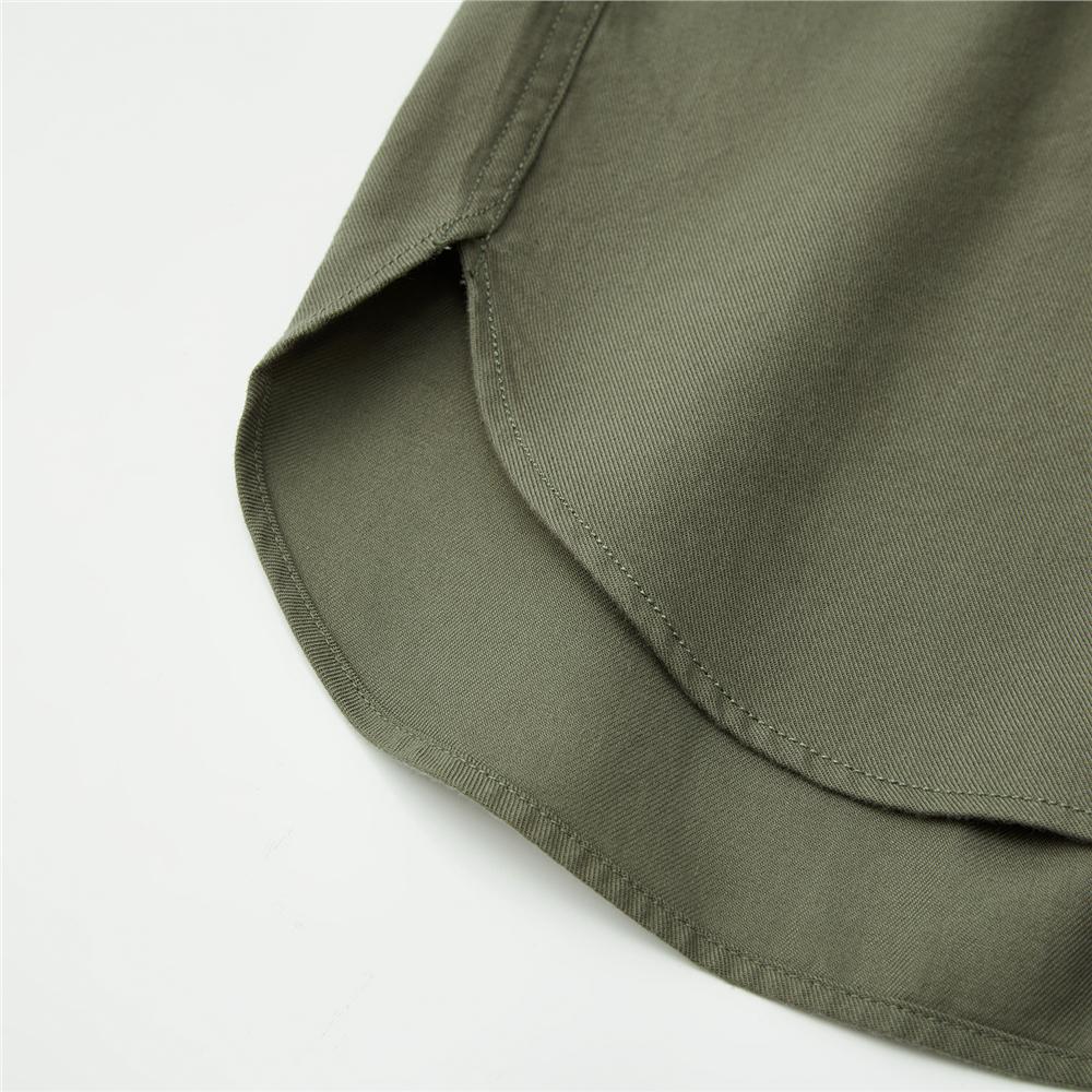 Men's Relaxed Fit Cotton Twill Long Sleeve Shirt - Giordano Online