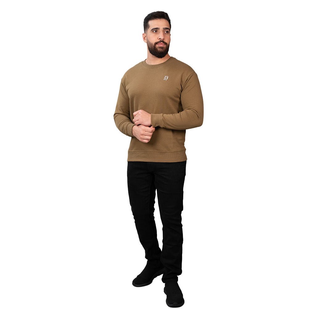 Men's Relaxed Fit French Terry Sweatshirt - Giordano Online