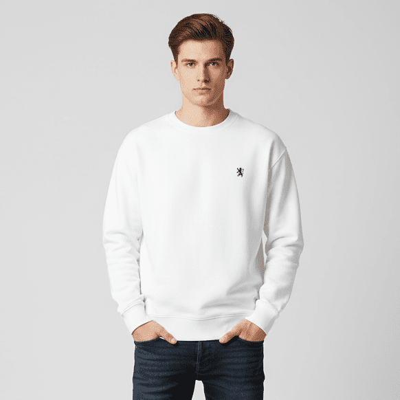 Men's Relaxed Fit French Terry Sweatshirt - Giordano Online