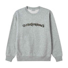 Men's Relaxed Fit Refined Casual Logo Print Sweatshirt - Grey - Giordano Online