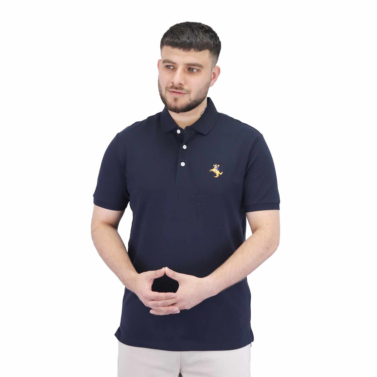 Men's Rider Polo - Blue - Giordano Online