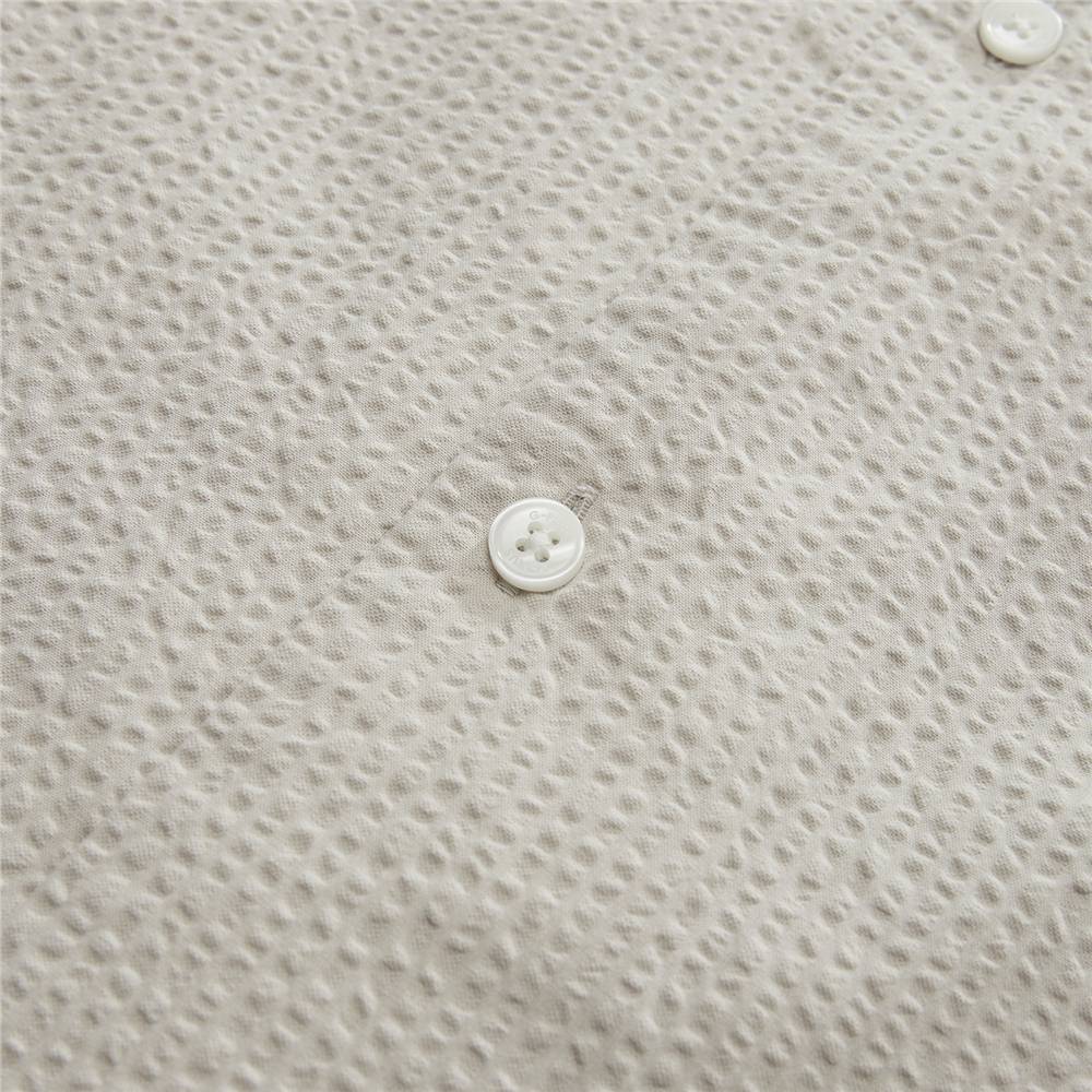 Men's Seersucker Half Sleeve Shirt - Giordano Online