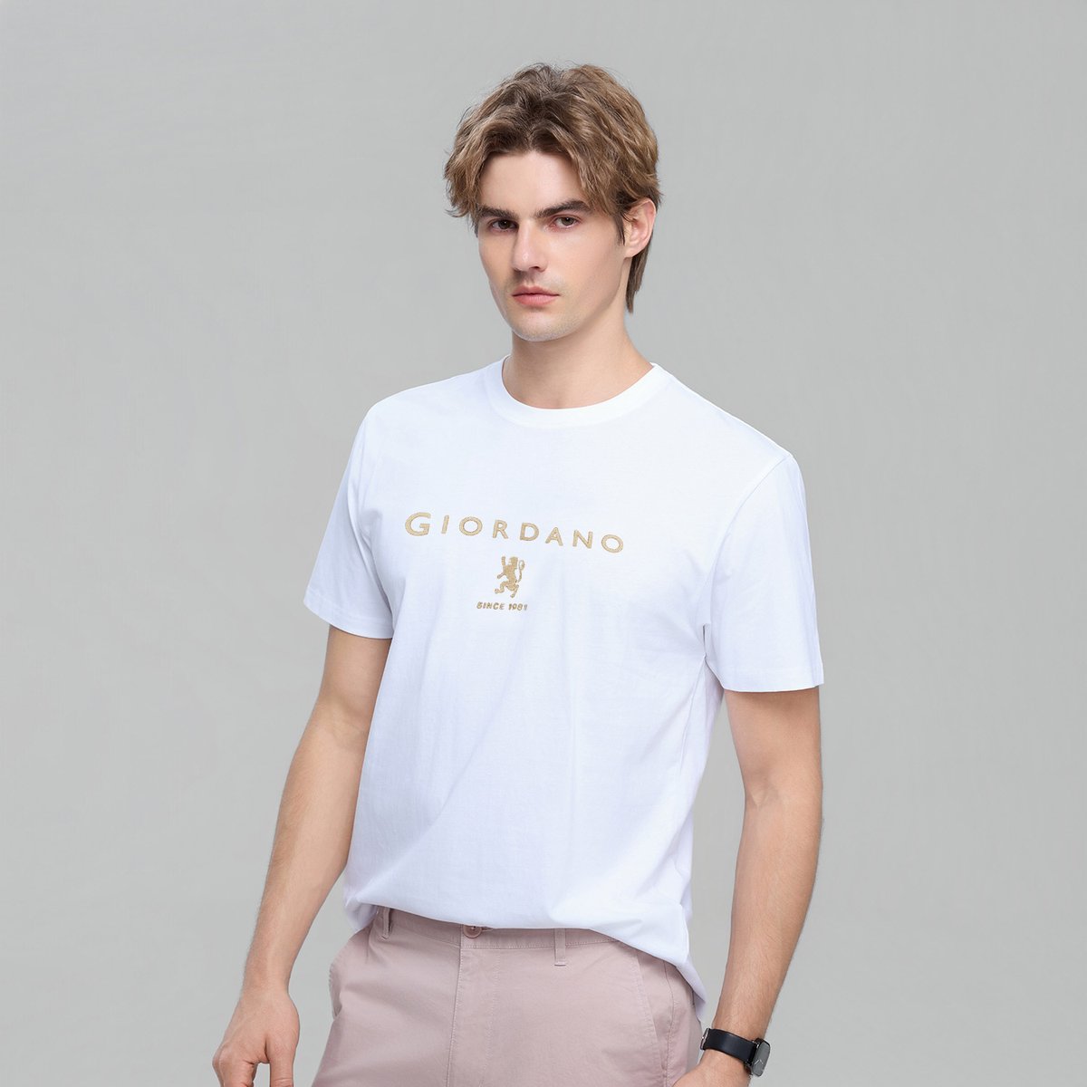 Men's Signature Print Tee - Giordano Online