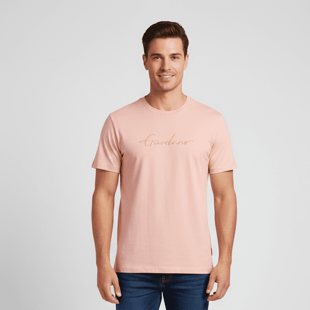 Men's Signature Print Tee - Giordano Online