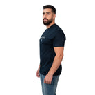 Men's Signature Print Tee - Blue - Giordano Online