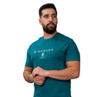 Men's Signature Print Tee - Green - Giordano Online