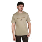 Men's Signature Print Tee - Khaki - Giordano Online