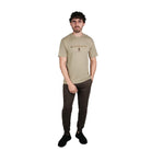 Men's Signature Print Tee - Khaki - Giordano Online