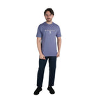 Men's Signature Print Tee - Purple - Giordano Online