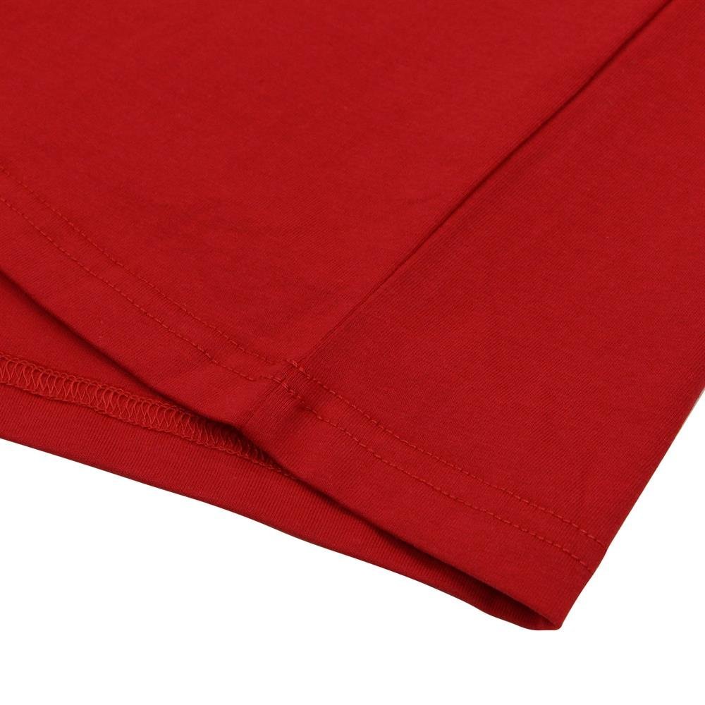 Men's Signature Print Tee - Red - Giordano Online