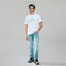 Men’s Slim Cotton Crew Neck WWS Graphic Print Tee - Giordano Online