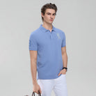 Men’s Slim Fit 3D Lion Embroidery Lycra Pique Polo - Giordano Online