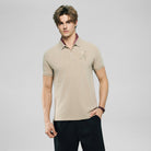 Men’s Slim Fit 3D Lion Embroidery Lycra Pique Polo - Giordano Online