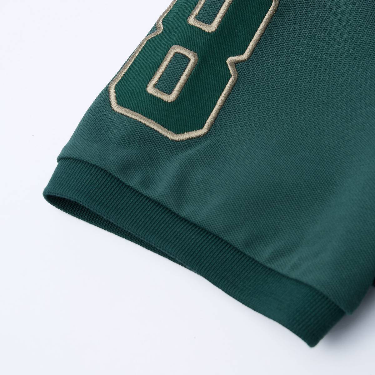 Men’s Slim Fit 3D Lion Embroidery Lycra Pique Polo - Giordano Online