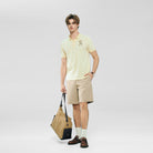 Men’s Slim Fit 3D Lion Embroidery Lycra Pique Polo - Giordano Online