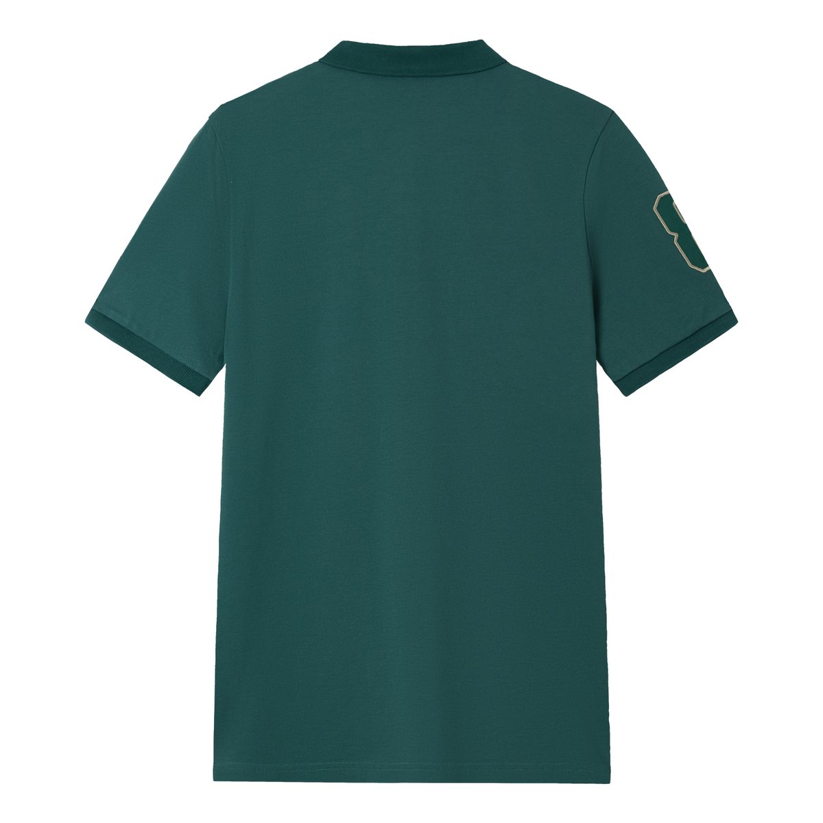 Men’s Slim Fit 3D Lion Embroidery Lycra Pique Polo - Giordano Online