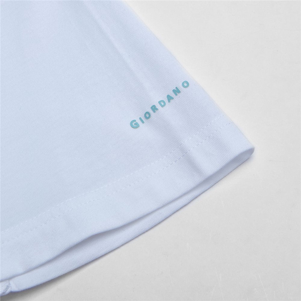 Men’s Slim Fit Cotton Crew Neck Tee - Giordano Online