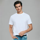 Men’s Slim Fit Cotton Crew Neck Tee - Giordano Online