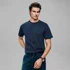 Men’s Slim Fit Cotton Crew Neck Tee - Giordano Online