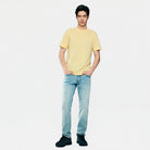 Men’s Slim Fit Cotton Crew Neck Tee - Giordano Online