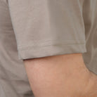 Men's Slim Fit Cotton Jersey Crew Neck Print Tee | WWS Graphic - Khaki - Giordano Online