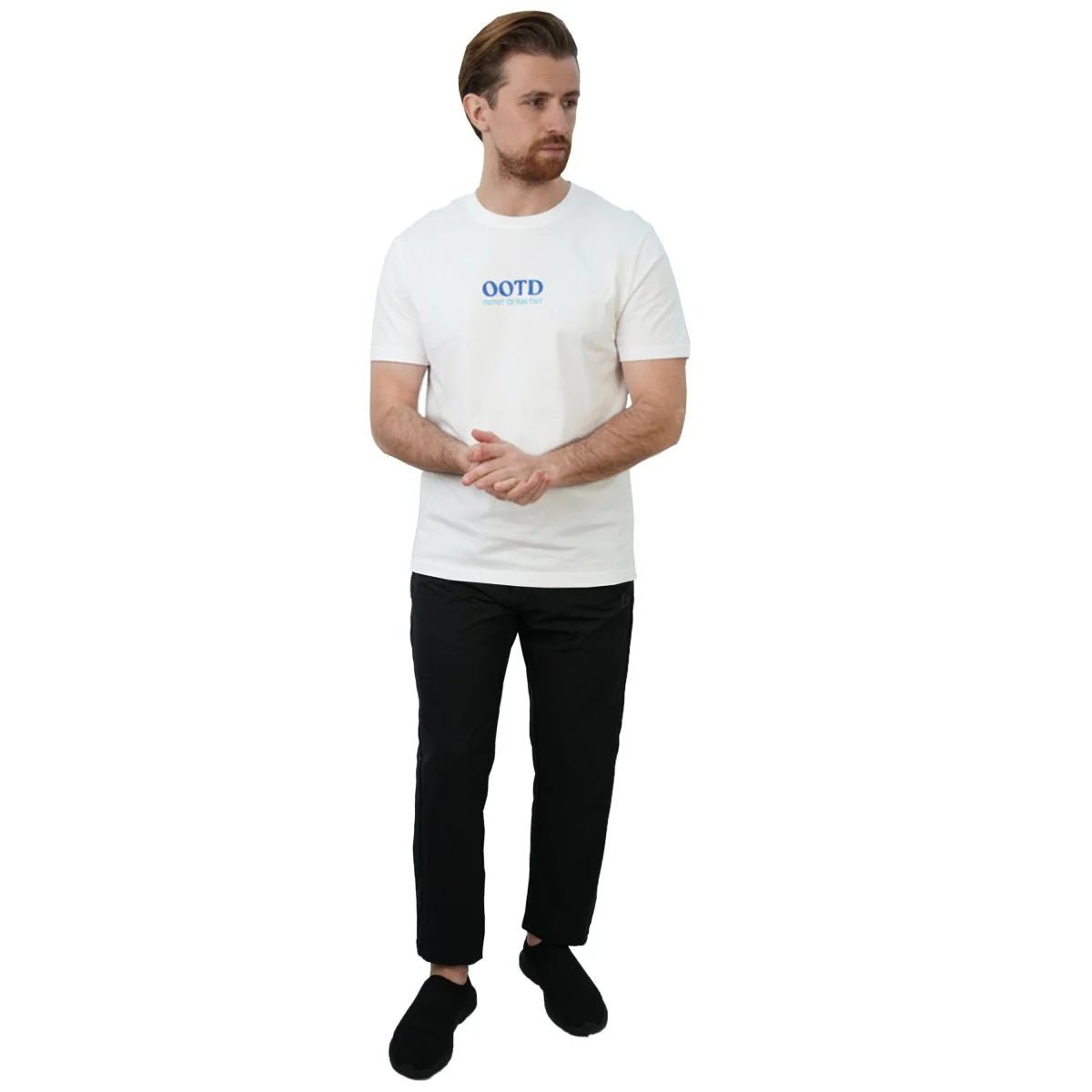 Men's Slim Fit Cotton Jersey Message Print Tee - Giordano Online