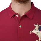 Men's Slim Fit Cotton Short Sleeve Napoleon Polo - Giordano Online