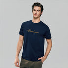 Men’s Slim Fit Cotton Signature Print Tee - Giordano Online