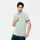 Men's Slim Fit Embroidered Solid Polo - Giordano Online