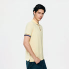 Men's Slim Fit Embroidered Solid Polo - Giordano Online