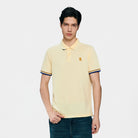 Men's Slim Fit Embroidered Solid Polo - Giordano Online
