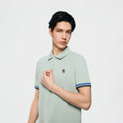 Men's Slim Fit Embroidered Solid Polo - Giordano Online