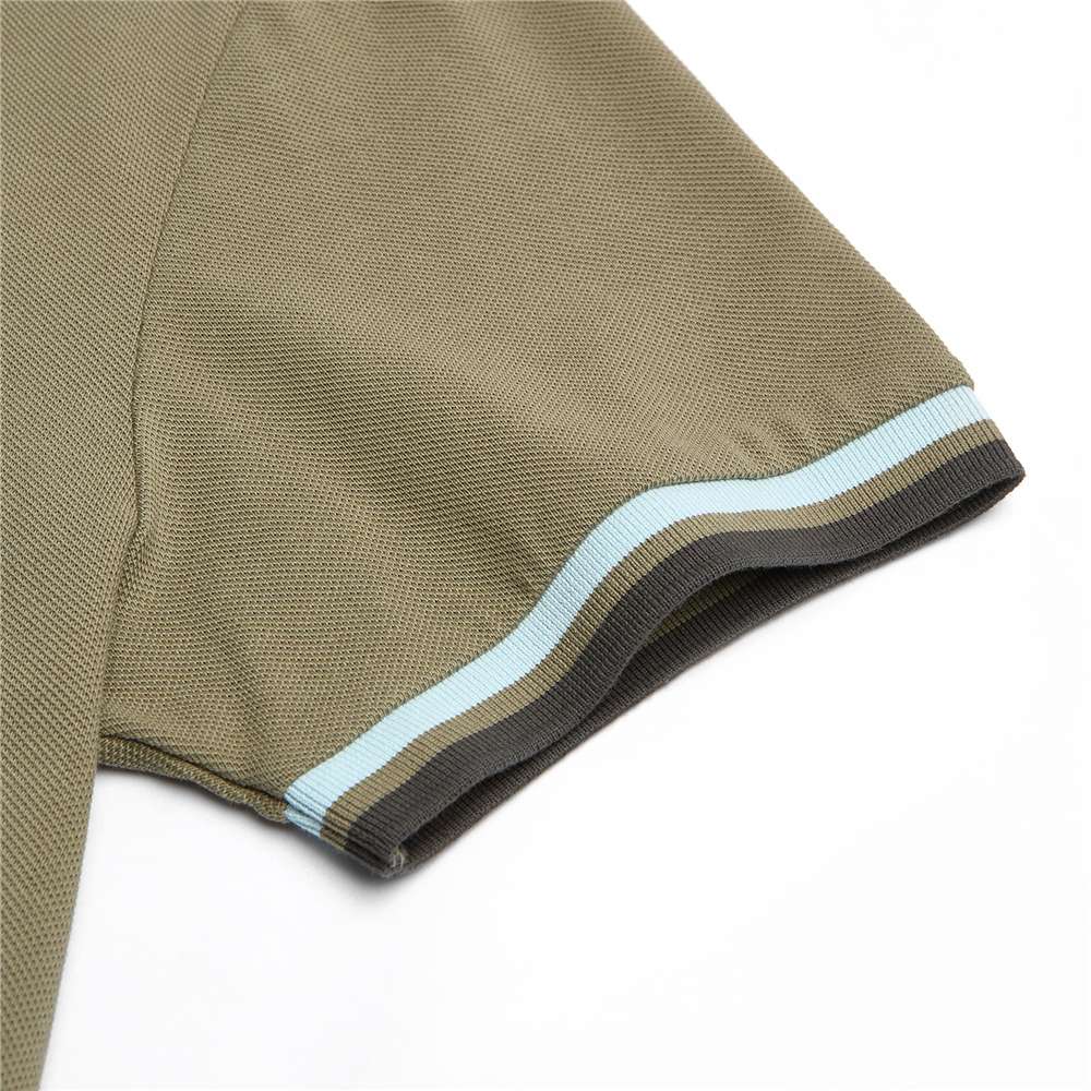 Men’s Slim Fit Embroidery Solid Polo - Giordano Online