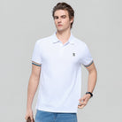 Men’s Slim Fit Embroidery Solid Polo - Giordano Online