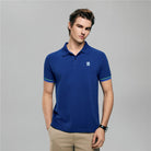 Men’s Slim Fit Embroidery Solid Polo - Giordano Online