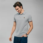 Men’s Slim Fit Embroidery Solid Polo - Giordano Online