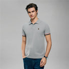 Men’s Slim Fit Embroidery Solid Polo - Giordano Online