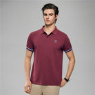 Men’s Slim Fit Embroidery Solid Polo - Giordano Online