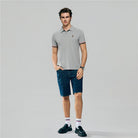 Men’s Slim Fit Embroidery Solid Polo - Giordano Online