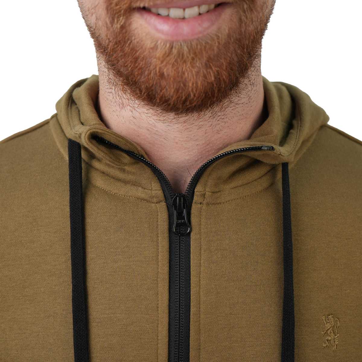 Men's Slim Fit French Terry Zip - Up Hoodie - Giordano Online