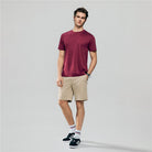 Men's Slim Fit Liquid Touch Cotton Crew Neck Tee - Giordano Online