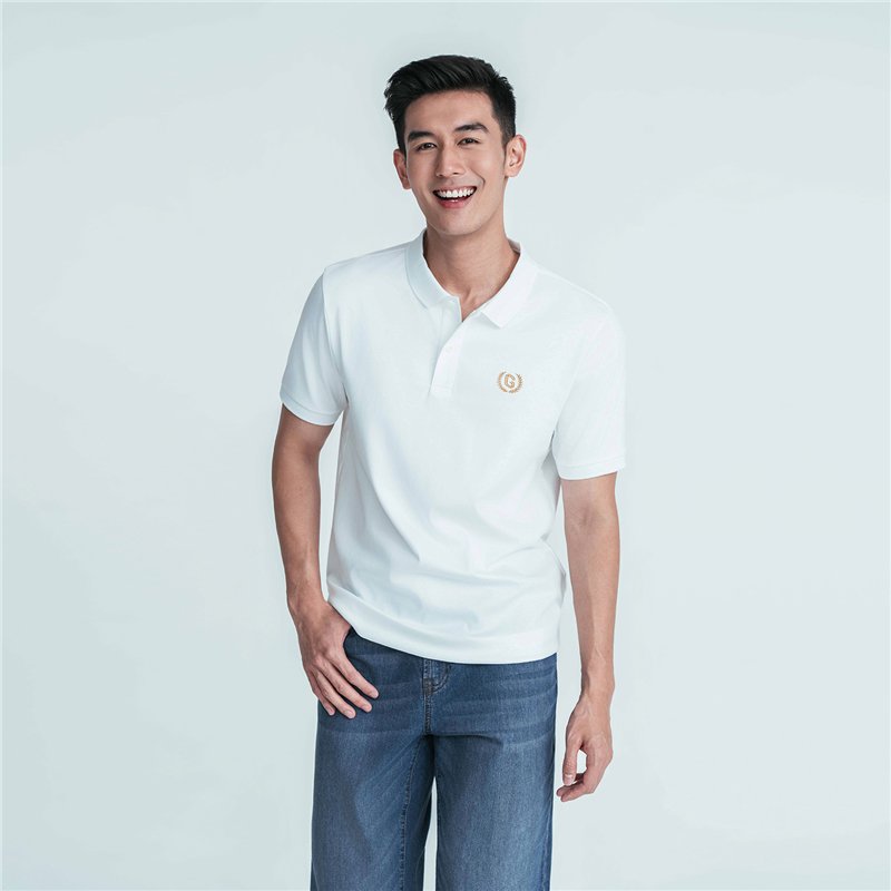 Men’s Slim Fit Liquid Touch Cotton Interlock Polo - Giordano Online