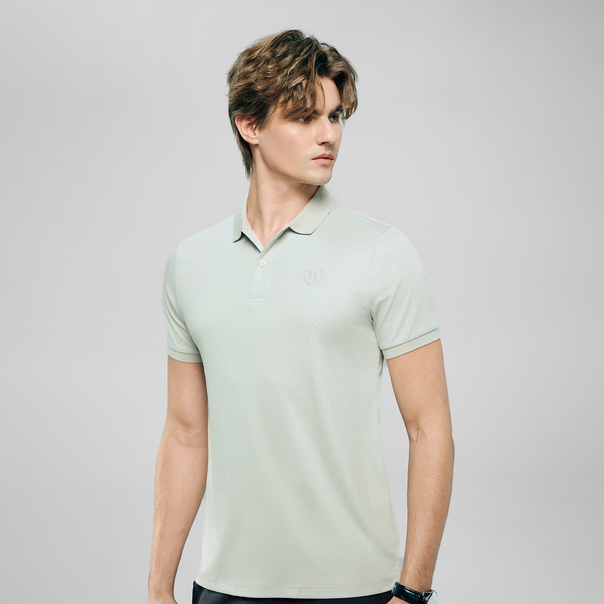 Men’s Slim Fit Liquid Touch Cotton Interlock Polo - Giordano Online