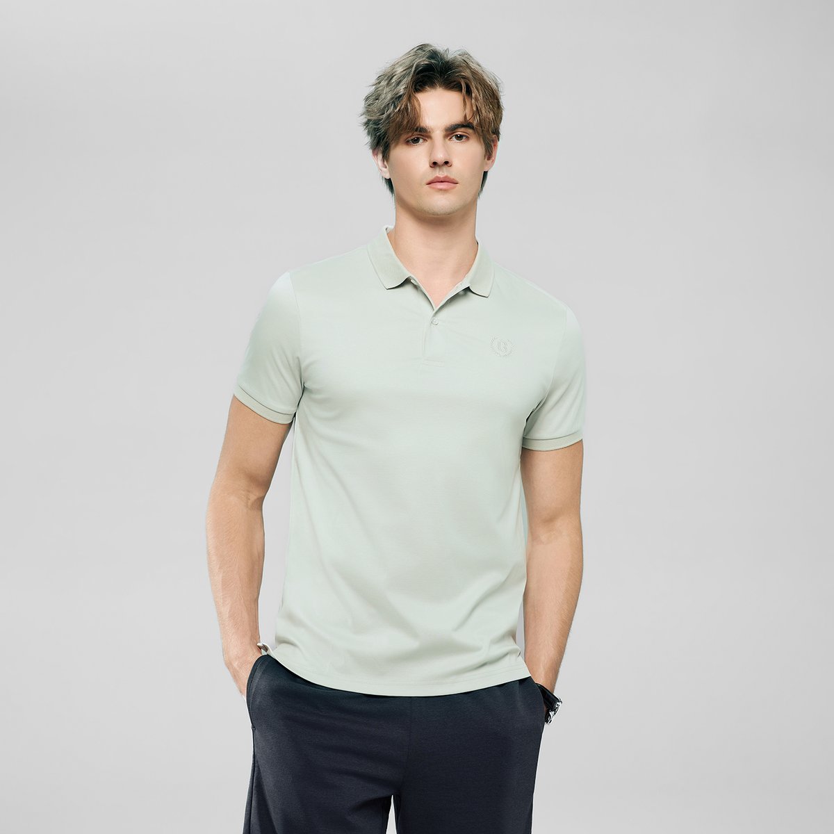 Men’s Slim Fit Liquid Touch Cotton Interlock Polo - Giordano Online