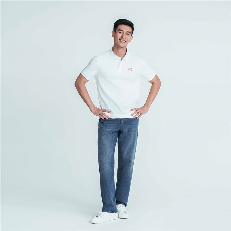 Men’s Slim Fit Liquid Touch Cotton Interlock Polo - Giordano Online