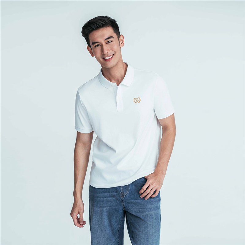 Men’s Slim Fit Liquid Touch Cotton Interlock Polo - Giordano Online