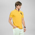 Men’s Slim Fit Napoleon Embroidery Lycra Pique Polo - Giordano Online