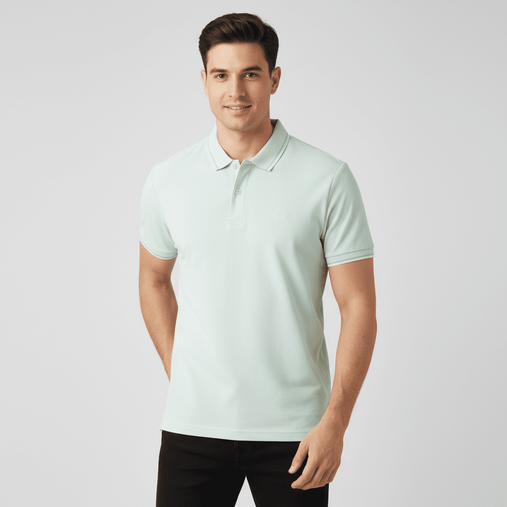 Men's Slim Fit Pique Polo - Giordano Online
